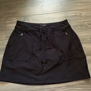 Black athletic skort